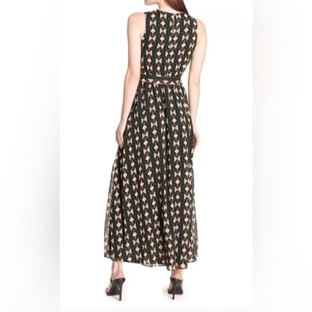Calvin Klein Geometric Maxi Dress, Size 12 - Picture 2 of 14